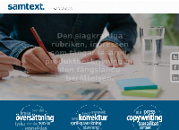 Webbsida från Samtext Sweden AB