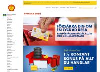 Webbsida från Shell Helsingborg