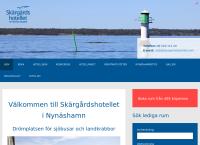 Webbsida från SKÄRGÅRDSHOTELLET