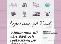 Webbsida från Systrarna på Kivik AB