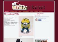 Webbsida från TÅRTVERKSTAN