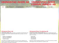 Webbsida från Vikingstad Åkeri AB