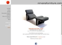 Webbsida från Nirvana Second Hand