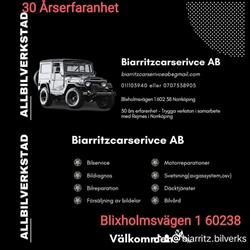 Biarritz Carservice Bilverkstad Norrköping