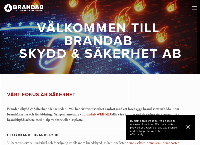 Webbsida från Brandab Skydd & Säkerhet AB