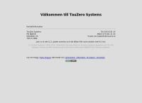 Webbsida från Tauzero Systems