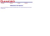 Webbsida från Danero