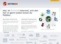 Webbsida från Interdo AB