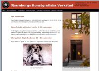 Webbsida från Skaraborgs Konstgrafiska Verkstad