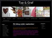 Webbsida från Typ & Graf Gunilla Tell