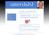 Webbsida från Utterdahl Management AB