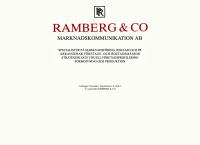 RAMBERG & CO Marknadskommunikation AB