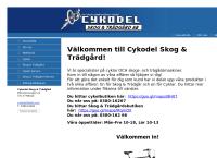 Webbsida från Cykodel 2.0 AB