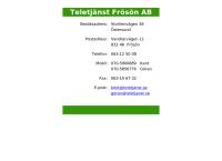 Teletjänst i Frösön AB