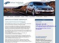 Webbsida från SALTSJÖ TRAFIKSKOLA AB