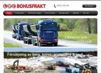 Webbsida från Lbc Bohusfrakt AB