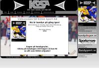 Webbsida från Kosa Sport AB