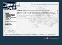 Webbsida från Drivteknik Mg AB