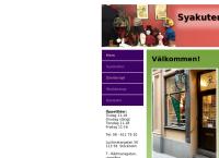 Webbsida från Syakuten med zonterapi