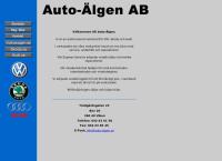 Webbsida från Auto-Älgen AB