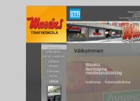 Webbsida från WASÉN-WANDESTAM TRAFIKSKOLA AB