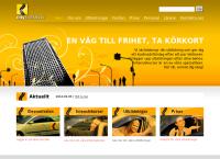 Webbsida från City Trafikskola Thomas Lindberg AB
