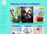 Webbsida från Hud & Fotkliniken