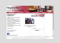 Webbsida från Hagakyrkan