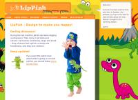 Webbsida från LipFish AB