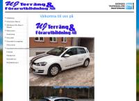 Webbsida från UJ TERRÄNG & FÖRARUTBILDNING AB