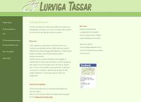 Webbsida från Lurviga Tassar