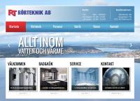 Webbsida från Comfort Rörteknik Energi