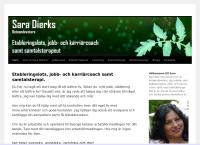 Webbsida från Disara Coaching AB