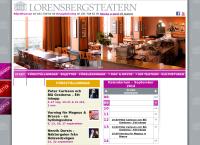 Webbsida från Lorensbergsteatern