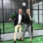 Skurups Sparbanks Styrelseordförande Martin Gullberg och VD Inga-Lill Hellberg