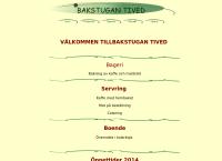 Webbsida från Bakstugan Tived