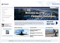 Webbsida från Grontmij Carl Bro Pavement Consultants AB
