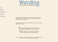 Wording-Swedish-English Language Services