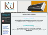 Webbsida från Kj Kylteknik & Värmepumpar