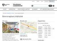 BIBLIOTEK BROMMAPLAN (BIBLIOTEK)