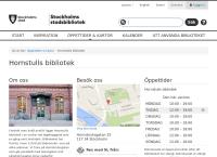 BIBLIOTEK HORNSTULL (BIBLIOTEK)