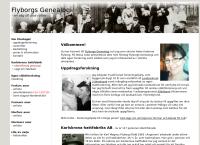 Webbsida från Flyborgs Genealogi