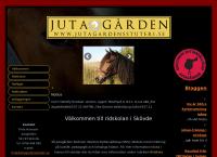 Webbsida från Jutagårdens stuteri