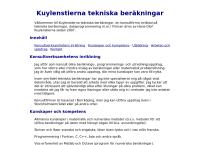Kuylenstierna tekniska beräkningar