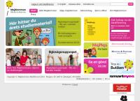 Webbsida från Majblommans Riksförbund
