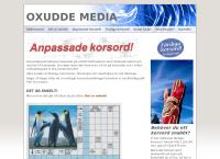 Webbsida från Oxudde Media