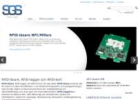Webbsida från SGS Progress AB