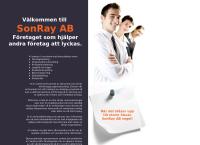 Webbsida från Sonray AB