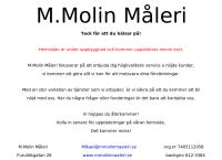 M.Molin Måleri