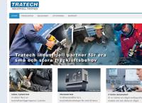 Webbsida från Tratech Ab